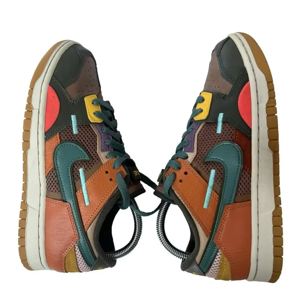 Nike Dunk Low Scrap Men's 6.5 / Womens 8.0 Trainers - Picture 8 of 10